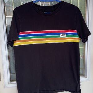 Medium Unisex Rainbow Vans T-shirt